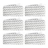 6 Pcs for Shark Steam Mop S1000 S1000A S1000C S1000WM S10001C Washable and Reusable Replacement Mopping Cloth