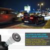 Dual Lens Dashcam Car Camera 360° Rotating Lens Front Inside Night Vision Recording Loop Dash Recorder Vehicle Accessories
