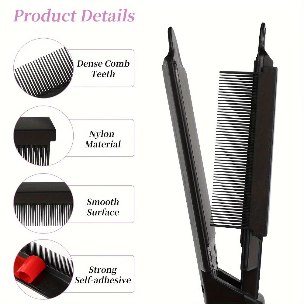 Lightweight Flat Iron Comb Styling Hair Combs New Hair Slit Comb  for Flat Ironing Hair Attachment