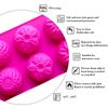 Cavities Handmade Butterfly Flower Cake Mould Silicone Soap Mold Pudding Candy Mold Soaps Supplies