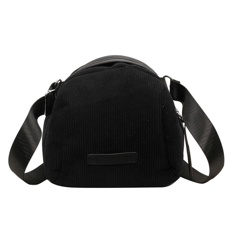 Вельветовая сумка женская 2024 года, новая высококачественная текстура, нишевая осенне-зимняя универсальная сумка-мессенджер на одно плечо, сумка-ведро в виде ракушки