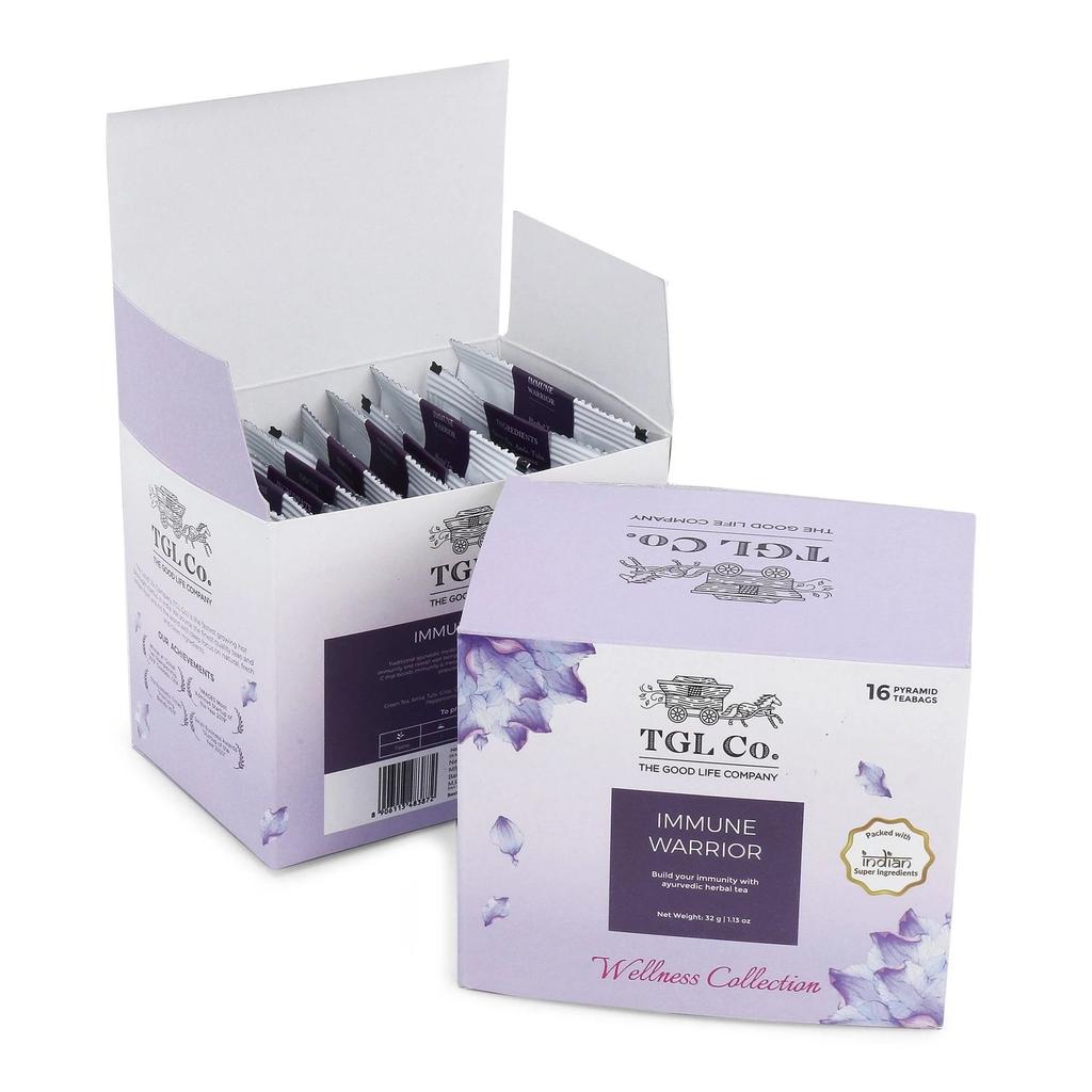 Tea To Strengthen the Immune System (16 Pack, 2 G), Immune Warrior Tea, TGL Co.