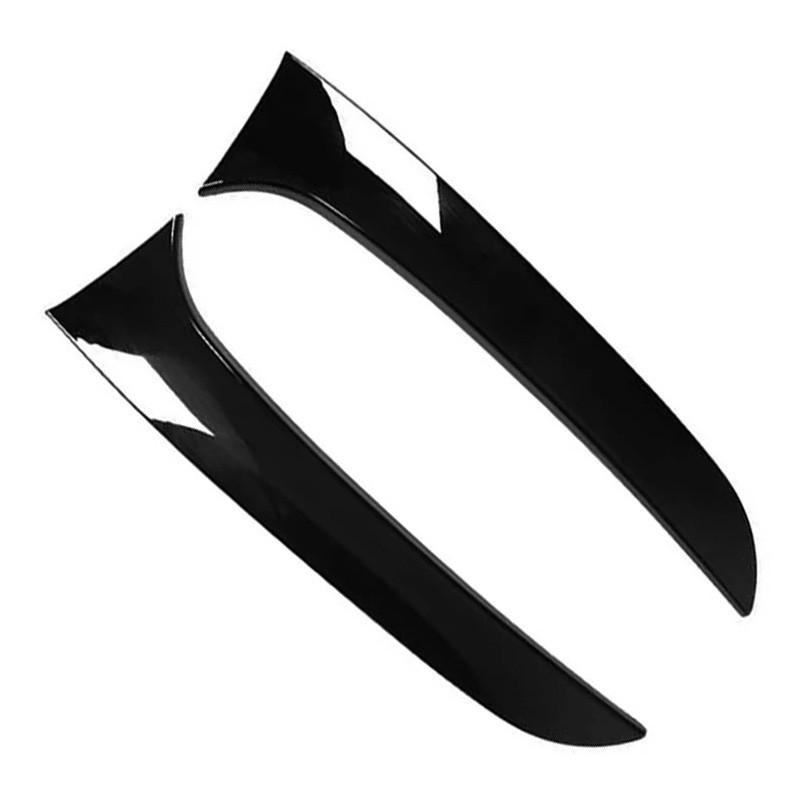 1 пара глянцевых черных диффузоров для заднего стекла Canard Air Splitter для BMW 1 серии F20 F21 2012-2019