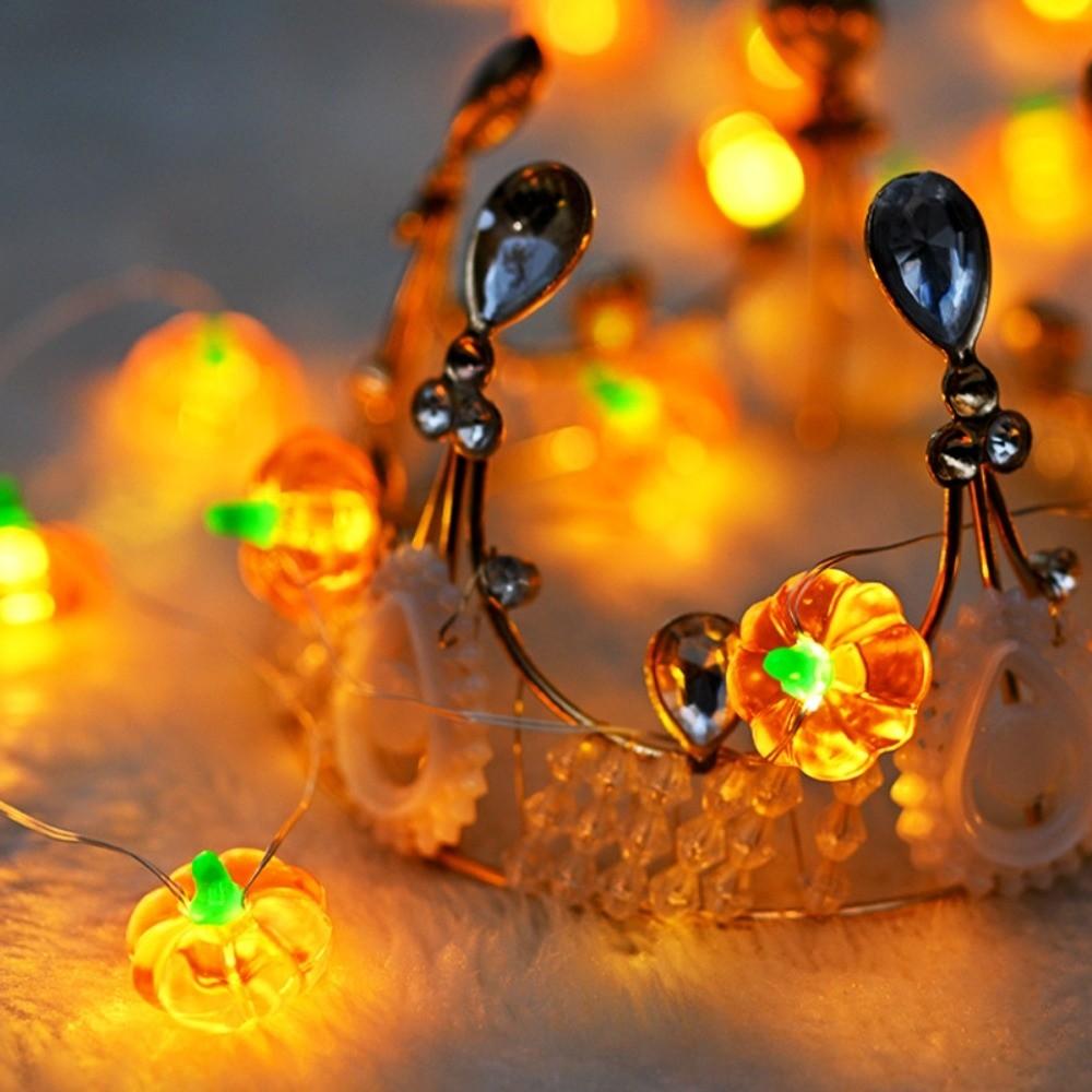 Luminous Halloween String Lights 20/50 Lights Bat Decor Party Decor Pumpkin Lights Indoor Decor