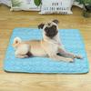 4 размера охлаждающий коврик для домашних животных, коврик для сна для собак и кошек, прохладный шелковый влагостойкий матрас, подушка, летняя холодная кровать для маленьких животных