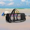 Mesh Duffle Bag Handbag for Men Women Zipper Clouse Dive Bags Large Capacity Travel Workout
