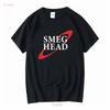 Смешная футболка Smeg Head в стиле Красного карлика винтажная стираная универсальная мужская дизайнерская одежда дышащая уличная одежда унисекс