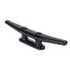 Boat Cleat Black Nylon Strong Tensile Strength Dock Cleat for Marine Deck Nautical Decor 200mm 7.87in