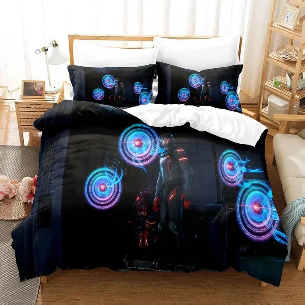 3D Game Bed Sheet Sets Exoprimal Bedding Set Printed Bed Set With Pillowcase Duvet Cover Soft Queen King Size Bedclothes Home