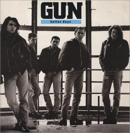 7-дюймовая пластинка GUN - Better Days AM505 A&M Records 1989 UK Рок Б/У