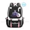 Рюкзак Genshin Impact Аниме Mochila Большая Вместимость Школьная Сумка Студенческий Рюкзак Для Девочек Мальчиков Повседневная Школьная Сумка Kawaii Подарок