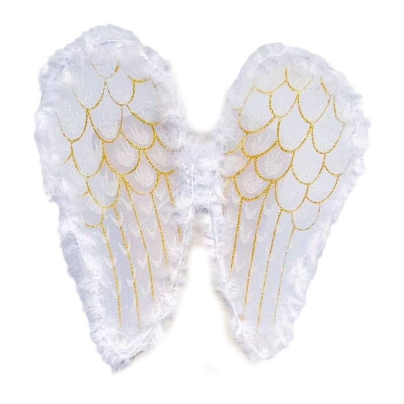 Decorative Wing Angel Wing Golden Feather Wing Elf Wing Masquerade Wing Party Props Party Supplies