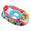 Inflatable Pool Float PVC Airplane Shape Swimming Ring Float Boat with Steering Wheel for Toddler