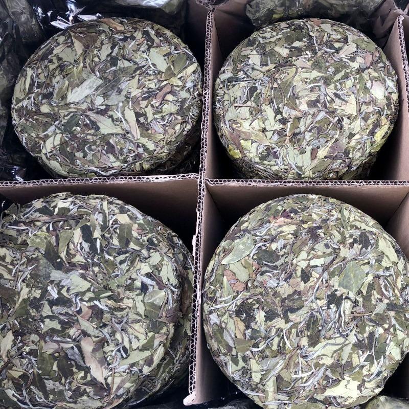 Белый чай Barren Mountain Sun Tea Cake Белый чай с пионом Весенний чайный пирог 350г