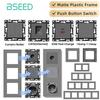 BSEED Модули для DIY выключателей, Детали выключателя света, Серая пластиковая рамка, DIY Комбинация, Настенные розетки, TV, CAT6, Зарядка USB-C, Ключ