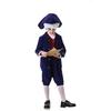 Medieval Halloween Officer Cosplay Costume Hat Vest Jacket Pants Adult Children