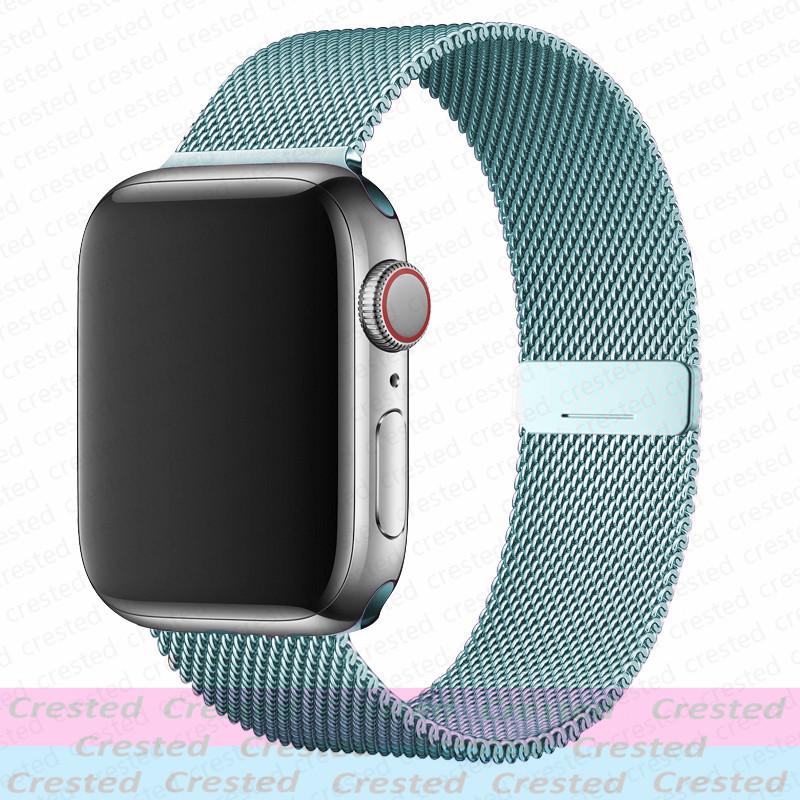Миланская петля Ремешок Для Apple Watch Ремешок 44мм 40мм 45мм 41мм 49мм 42мм 38мм correa bracelet iWatch серия 3 6 se 7 8 9 5 ultra 2
