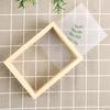 Mini Wedding Decor Fashion Art Photo Frame Picture Holder Plant Specimen Wooden