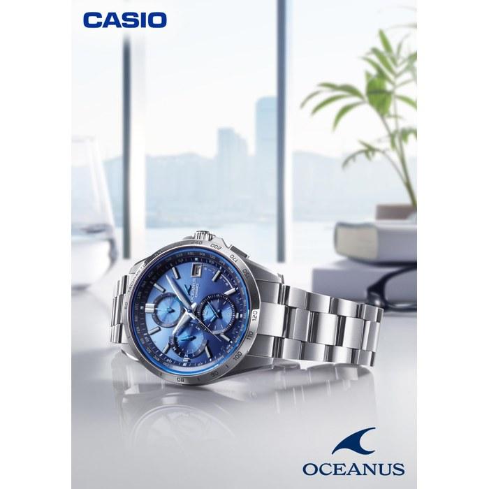 Мужские часы Casio Oceanus OCW-T2600-2A3JF, Серебристый/Синий