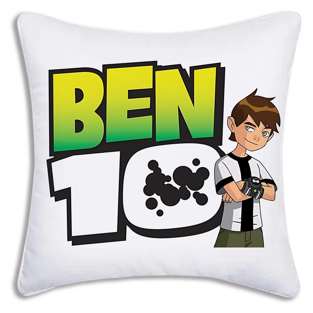 Аниме B-Бен 10 Наволочки Мультяшные Декоративные для Дивана Домашние Двусторонние Короткий Плюш Милые Наволочки для Подушек