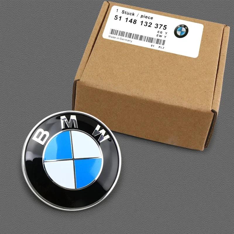 New for E39 E46 E30 E36 G20 bmw E87 E60 E90 Ac 74mm 82mm Hood Emblem Car Front Bonnet Logo Trunk Cover Badge car sticker