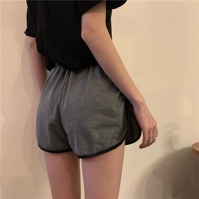 Спортивные шорты женские летние новые свободные утягивающие Spice Girl A Word Home Yoga повседневные широкие шорты Ins Outside Wear