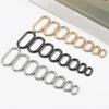 2 штуки Металлические овальные кольца Пряжки Пружинные кольца для ключей Пружинные пряжки для ключей Аксессуары для сумок для кошелька Сумки Ремни для сумок