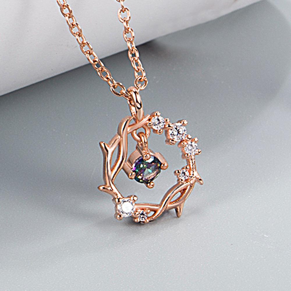 Bracelet, Stud Earrings, Pendant Necklace, Jewelry, Elk Three-Piece Set.