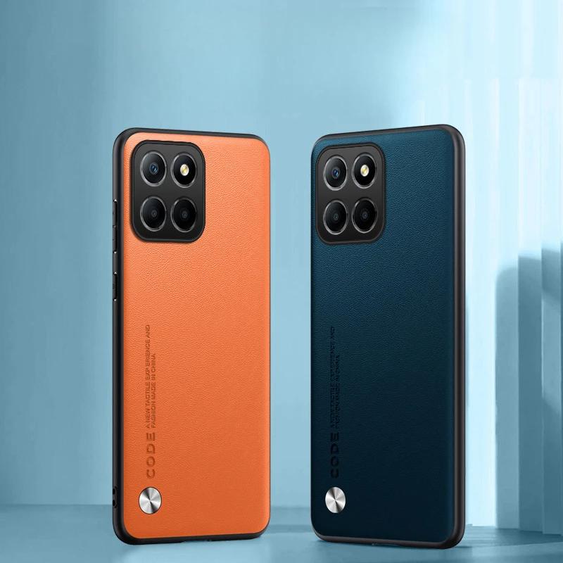 Чехол X8c, простой, из искусственной кожи, силиконовый чехол для Honor X8C X8 C X9C Smart X7C Magic 7 Lite 7pro, противоударный, матовый, защитный чехол