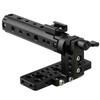 CAMVATE Top Handle Grip for Black Magic Photography BMCC, 1/4" 3/8" M515mm Rod Clamp, Cheese Plate, and Hot Shoe