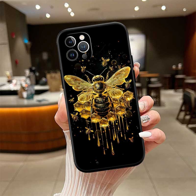 UP7 Art Bees Cartoon New High-End Shell Phone Case for Xiaomi Poco C40 C50 C51 C55 C65 C71 C75 F3 F5 F6 F7 M2 M3 Pro Ultra