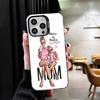 Мягкий чехол для телефона 'Мама и ребенок' для iPhone 15 16 17 Pro Max 17Air 16E 14 Plus 13 12 Mini Ударопрочный чехол Задняя крышка