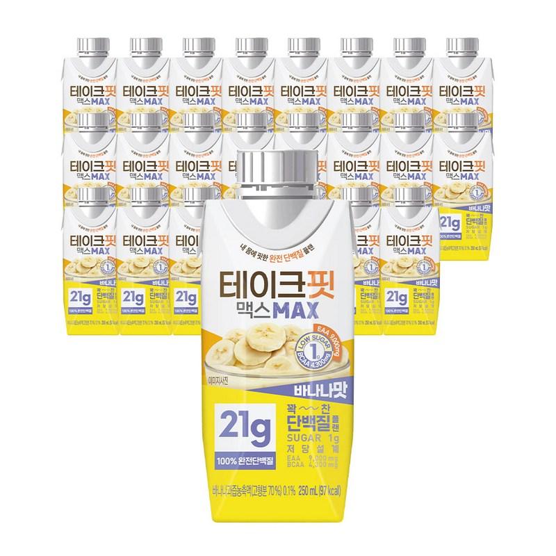 Протеиновый напиток Takefit Max со вкусом банана, 250 мл, 24 шт.