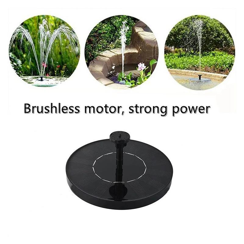 Solar Fountain Floating Water Pump Outdoor Bird Bath Fountain Garden Pond Pool Water Feature