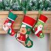 New Christmas Decoration Santa Claus Snowman Gingerbread Man Christmas Socks Gift Bag Hanging Candy Bag Christmas Socks