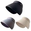 UV Protection Women Sun Hat Foldable Sun Protection Cap Simple Empty Top Cap  Summer