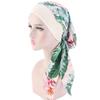 Lady Women Hat Chemo Cap Muslim Braid Head Scarf Turban Head Wrap Cover Ramadan Hair Loss Islamic Headwear Arab Fashion