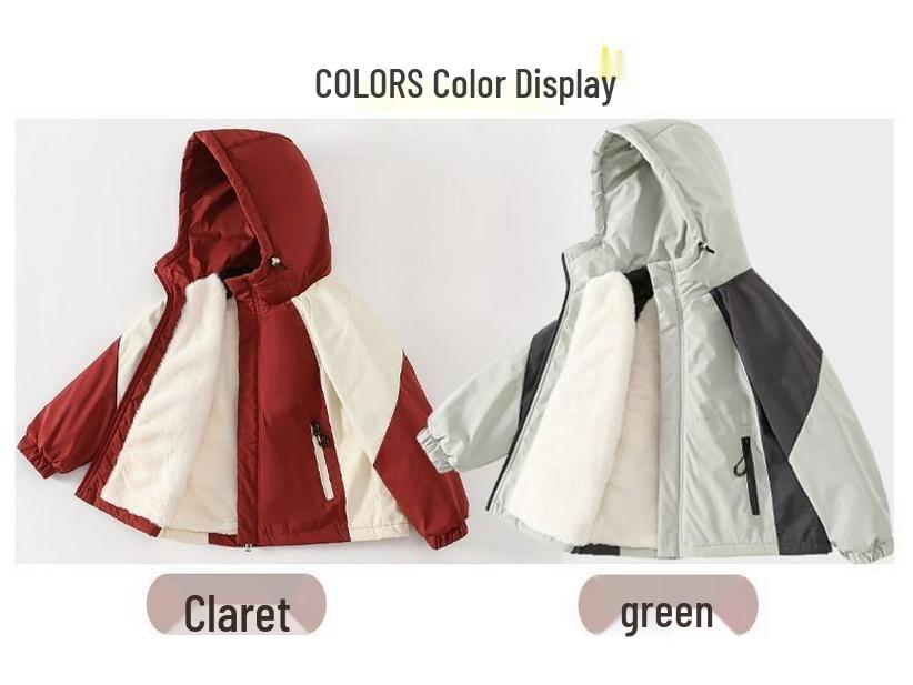 Детская ветрозащитная флисовая куртка Minecraft – Унисекс, Осень/Зима, Теплая и Стильная Ветровка