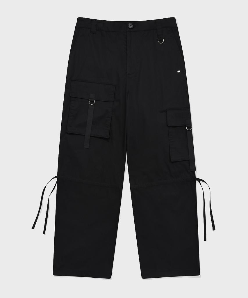 FALLETT Big Pocket Cargo Pants Black