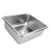 RV Sink 304 Stainless Steel Versatile Large Capacity Rectangular Kitchen Wash Sink for Caravan Motorhome Boat Camper