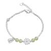 New Chinese Light Luxury Broken Lotus Beaded Bracelet For Women Niche Exquisite Versatile Good Luck Jewelry Accessory