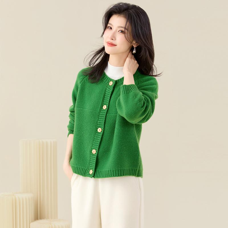 100% Sheep Wool Cardigan