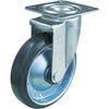 TRUSCO TYS Series Swivel Black Rubber Wheels 150mm TYS-150