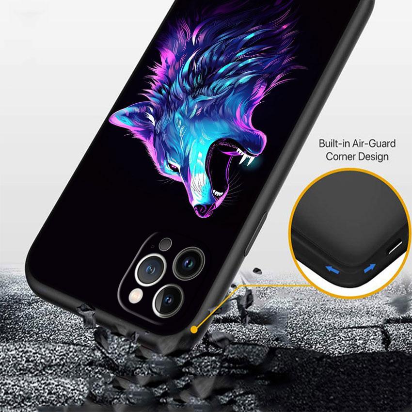 CJ8 Animal Wolf Soft Shell Phone Case for Xiaomi Xiaomi Poco M4 M5 M6 M7 X3 X6 X7 F8 Ultra Pro GT NFC