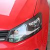 2 шт. Накладки на фары автомобиля, имитация углеродного волокна, для VW Polo Mk5 6R 6C 2010 2011 2012 2013 2014 2015 2016 2017 2018