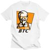 Funny Bitcoin Tshirt For Men Short Sleeve BTC Original Recipe Cryptocurrency Top Crypto Blockchain Geek TShirt Cotton T-shirt#Color(1)