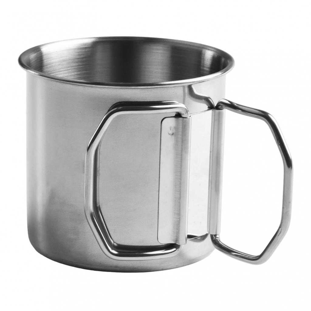 Handle Water Cup Picnic Mug Silver 260/350/600/660ML