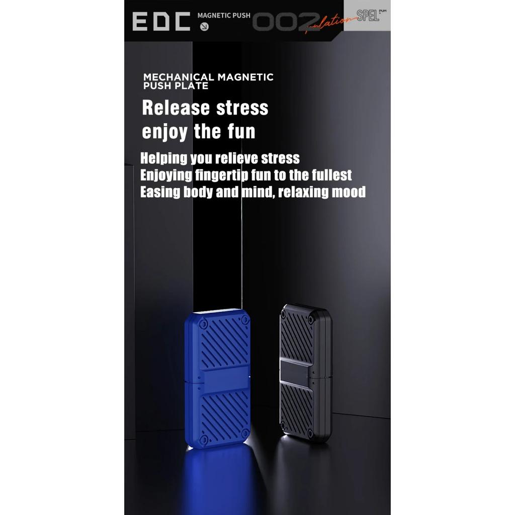 Механические магнитные толкающие слайдеры для спиннинга EDC Office Trendy Decompression Toy Stress Releiver Slider Fidget Spinner Toys