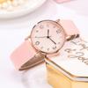 Наручные часы Изысканные женские платья Бежевого цвета с простым замком Аналоговые часы Relogio Feminino Montre Femme