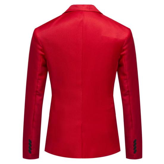 Кардиган в деловом стиле с одной пуговицей, однотонный однотонный облегающий кардиган с длинным рукавом и отложным воротником